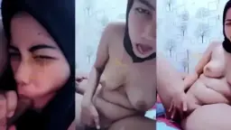 Jilbab Hitam Menggoda Meski Sudah Punya Suami