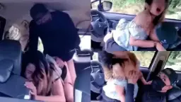 Tante Ganas Minta Digoyang Di Dalam Mobil