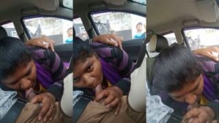 Istri Lagi Nikmatin Kontol Suami Di Mobil, Sementara Pacar Tamilnya Nonton Doang