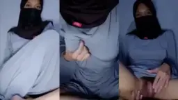 Nina Si Hijabers Hot, Colmekin Kontol Sampai Basah