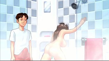Musim Panas Panas [v21.0.0] | Rumah Terasa Lain Di Sekitar Ibu Tiri (18 ) | Game Anime Tabu Yang Bikin Ngentot
