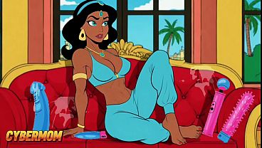 Putri Jasmine Punya Kontol Gede Yang Tumbuh Di Antara Kakinya. Dongeng Arab Kartun Dewasa.