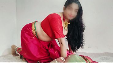 Bhabhi Merah Sari, Chut Basah Digebukin, Suara Desi Bikin Makin Panas.