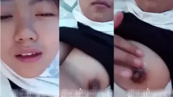 Jilbab Putih Anak Sma Yang Lagi Colmek Di Ometv